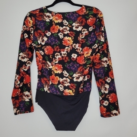 Zara Floral And Black Body Suit - Picture 8 of 12